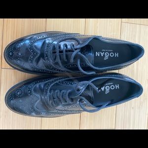 Made in Italy Black Hogan Dress Shoes